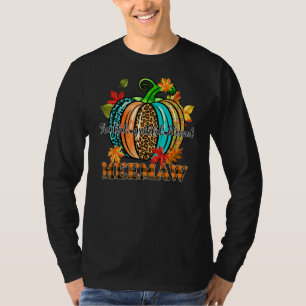 Dankbar Selig gesegnet Meemaw Pumpkin Thanksgiv T-Shirt