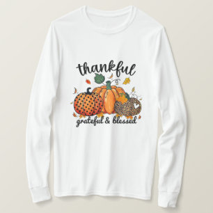 Dankbar Seligen Autumn Pumpkin T-Shirt
