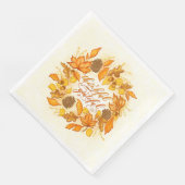 Dankbar und dankbar Abendessen Napkin Serviette (Ecke)