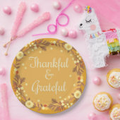 Dankbar und dankbar pappteller (Party)