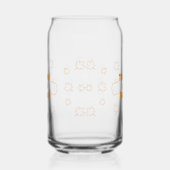 Dankbar und Gesegnet Kann Glas Thanksgiving (Rechts)