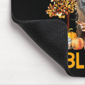 dankbar und gesegnet Kürbispferd Fall danksgivi Mousepad (Ecke)
