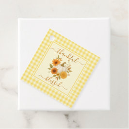 Dankbar und gesegnet Pumpkin | Fall Erntedank Geschenkanhänger