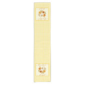 Dankbar und gesegnet Pumpkin | Fall Erntedank Kurzer Tischläufer (Vorderseite)