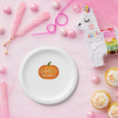 Dankbar und gesegnet - Pumpkin Fall Erntedank Pappteller (Party)