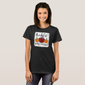 Dankbar und gesegnet Pumpkin Fall Thanksg T-Shirt (Vorne ganz)