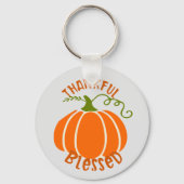 Dankbar und gesegnet:Schlüsselanhänger Schlüsselanhänger (Rückseite)