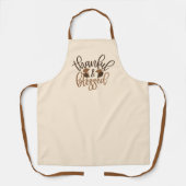 Dankbar und gesegnet schürze (Vorderseite)