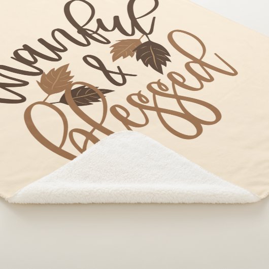 Dankbar und gesegnet sherpadecke (3/4)