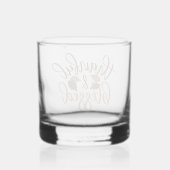 Dankbar und gesegnet whiskyglas (Rückseite)