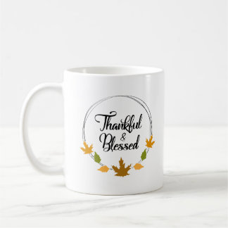 Dankbar und Personalisiert gesegnet Kaffeetasse
