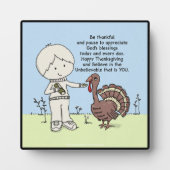 Dankbar und wertvoll fotoplatte (Vorderseite)