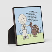 Dankbar und wertvoll fotoplatte (Vorderseite)