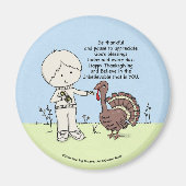 Dankbar und wertvoll magnet (Vorne)