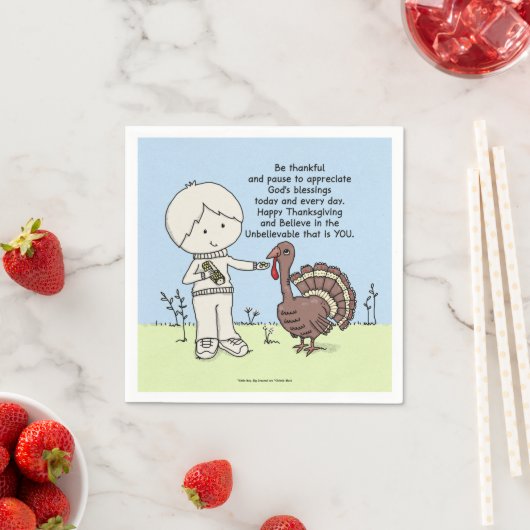 Dankbar und wertvoll serviette (Beispiel)