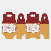 Dankbar voll von Pie Happy Thanksgiving Geschenkschachtel (Ungeklappt)