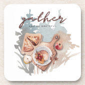 Dankbare Ansammlung Getränkeuntersetzer (Vorderseite)