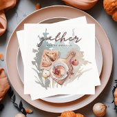 Dankbare Ansammlung Serviette