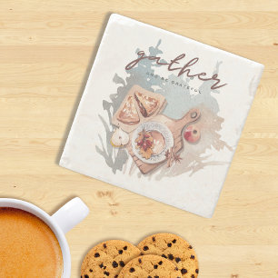 Dankbare Ansammlung Steinuntersetzer