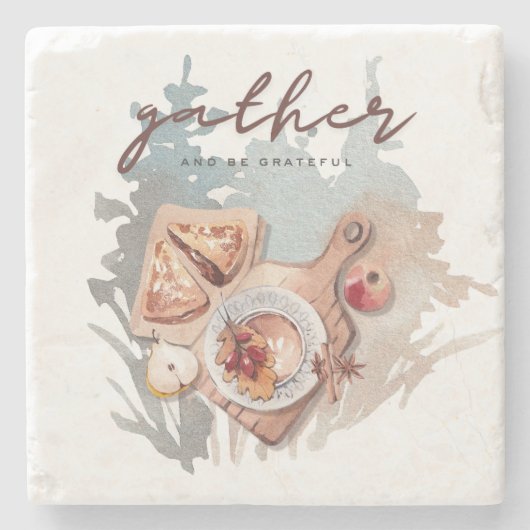 Dankbare Ansammlung Steinuntersetzer (Vorderseite)