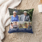 Dankbare benutzerdefinierte Farbe Personalisiert 6 Kissen (Decke)