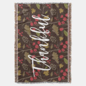 Dankbare Blätter im Herbst auf braunem Blattwerk Decke (Vorderseite Vertikal)