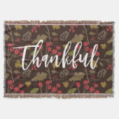 Dankbare Blätter im Herbst auf braunem Blattwerk Decke (Vorderseite)