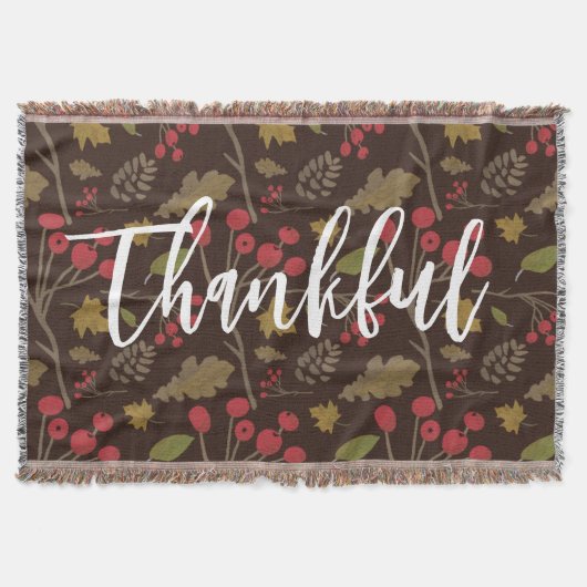 Dankbare Blätter im Herbst auf braunem Blattwerk Decke (Vorderseite)