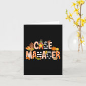 Dankbare Case Manager Erntedank Case Management Karte (Gelbe Blume)