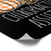 Dankbare Chiropraktik Sofort Niedlich Erntedankfes Poster (Ecke)