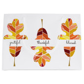 Dankbare dankbare gesegnete große geschenktüte (Vorderseite)