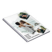 Dankbare Dankbarkeit gesegnet Foto Notebook Notizblock (Rechte Seite)