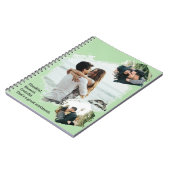 Dankbare Dankbarkeit gesegnet Foto Notebook Notizblock (Linke Seite)