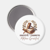 Dankbare Danksagung erteilt - Anwaltskostenangebot Magnet (Vorderseite/Rückseite)