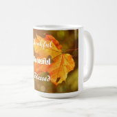 Dankbare Erntedank Tasse (VorderseiteRechts)