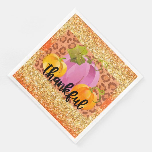 Dankbare Farbe für den Herbst Serviette (Ecke)