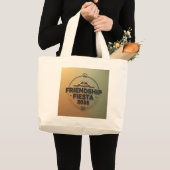 Dankbare Fiesta Jumbo Stoffbeutel (Vorderseite (Produkt))