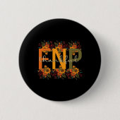 Dankbare FNP Erntedank Family Nurse Practitiontion Button (Vorderseite)