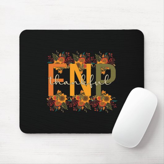 Dankbare FNP Erntedank Family Nurse Practitiontion Mousepad (Mit Mouse)