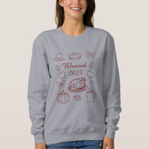 Dankbare Frauen-Erntedankfest-Dankbarkeit T-Shirt Sweatshirt