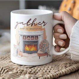 Dankbare freundschaftliche Ansammlung Kaffeetasse