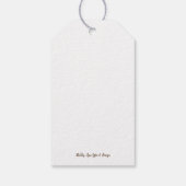 Dankbare Geschenktasten Geschenkanhänger (Rückseite)