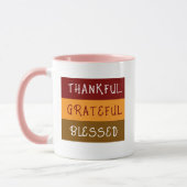 Dankbare Gesegnete Tasse (Links)