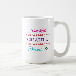 Dankbare Gesegnete Tasse | Glaube Inspirierter Kaf