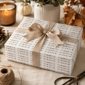 Dankbare Gesegnete Verpackungspapier – Modern Geschenkpapier