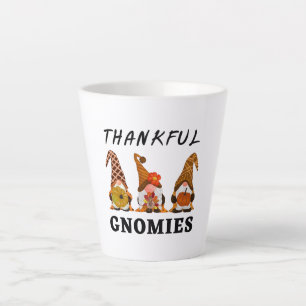 Dankbare Gnome mit Niedlichem Herbsttrio von Gnome Milchtasse