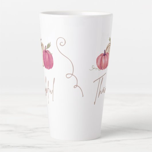 Dankbare große Tasse (Vorderseite)