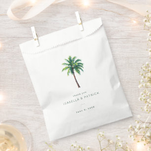 Dankbare grüne tropische Palme Geschenktütchen