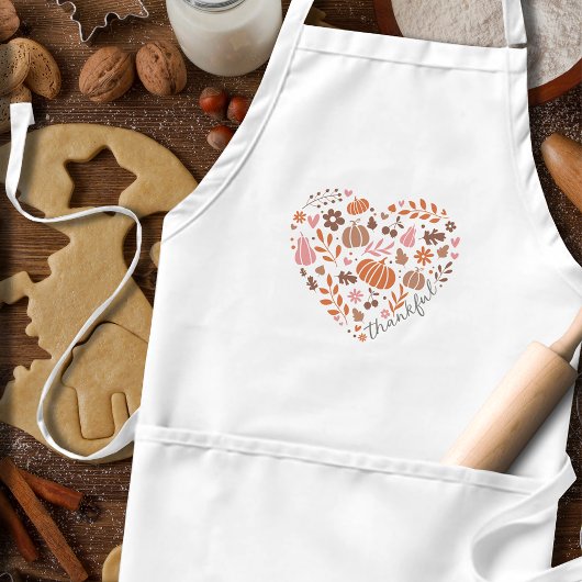 Dankbare Herbst-Herbst-Grafik Schürze