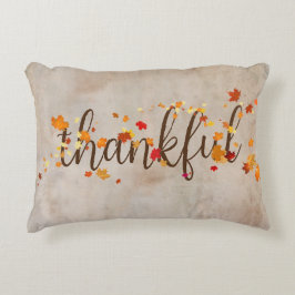 Dankbare Herbstverluste Dekokissen